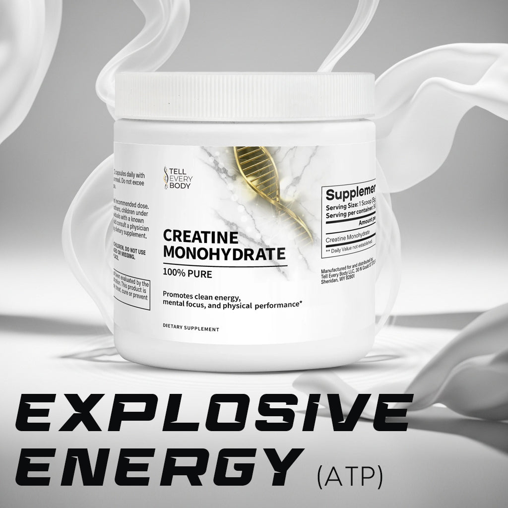 Creatine Monohydrate - Pure Muscle Building Supplement