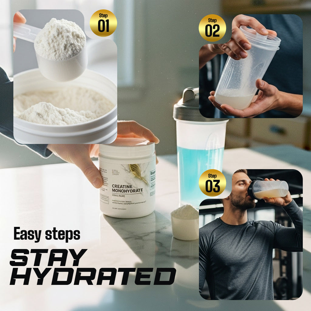 Creatine Monohydrate - Pure Muscle Building Supplement