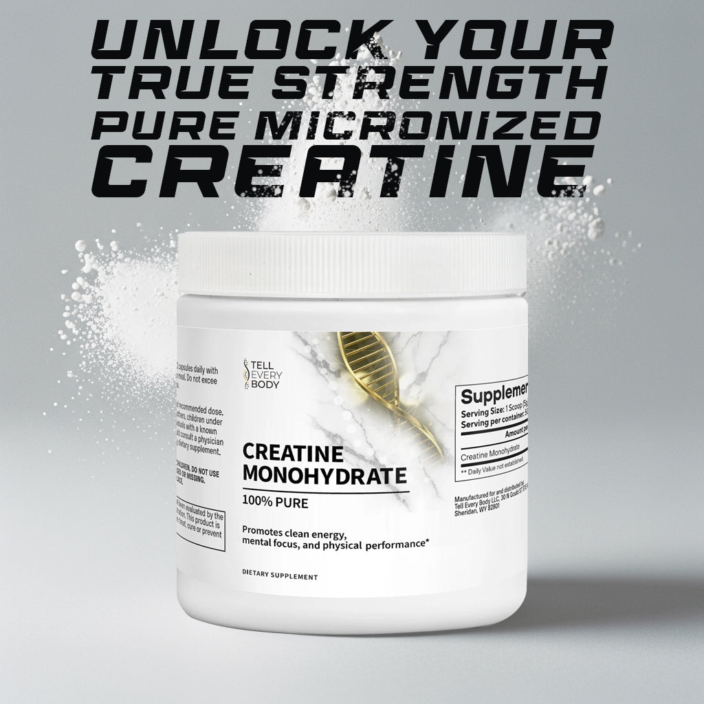 Creatine Monohydrate - Pure Muscle Building Supplement